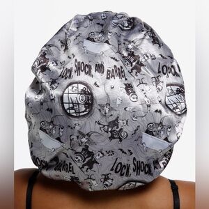 Nightmare Before Christmas Reversible Satin Bonnet- New